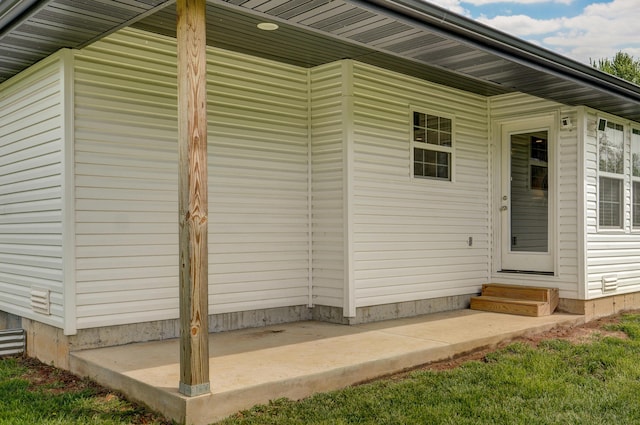 view of entrance to property