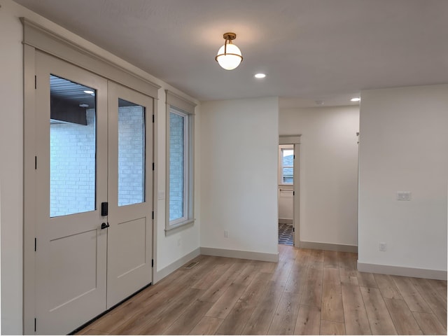 3800 W Broadmoor St, Springfield, MO 65807 - entryway featuring light wood finished floors and recessed lighting