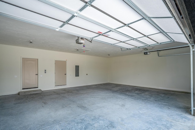 3800 W Broadmoor St, Springfield, MO 65807 - garage featuring a garage door opener and electric panel