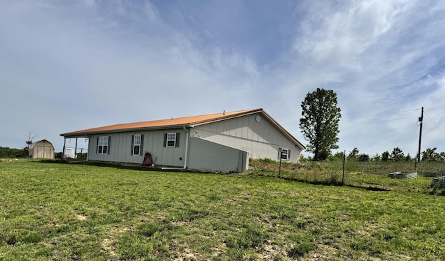 3600 Steven Dr, Cabool, MO 65689 - rear view of property with a lawn and board and batten siding