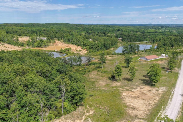3600 Steven Dr, Cabool, MO 65689 - drone / aerial view of a heavily wooded area and a large body of water
