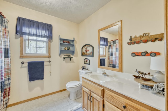 50 Tall Tree Dr, Strafford, MO 65757 - full bath featuring tile patterned flooring, baseboards, toilet, and vanity