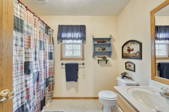50 Tall Tree Dr, Strafford, MO 65757 - full bath with tile patterned flooring, a wealth of natural light, toilet, and vanity