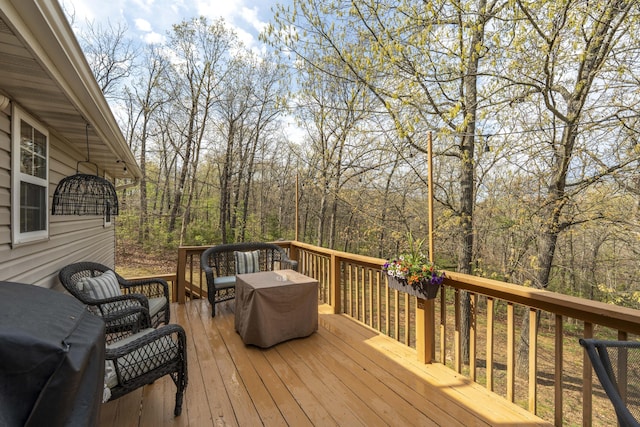 50 Tall Tree Dr, Strafford, MO 65757 - view of wooden terrace