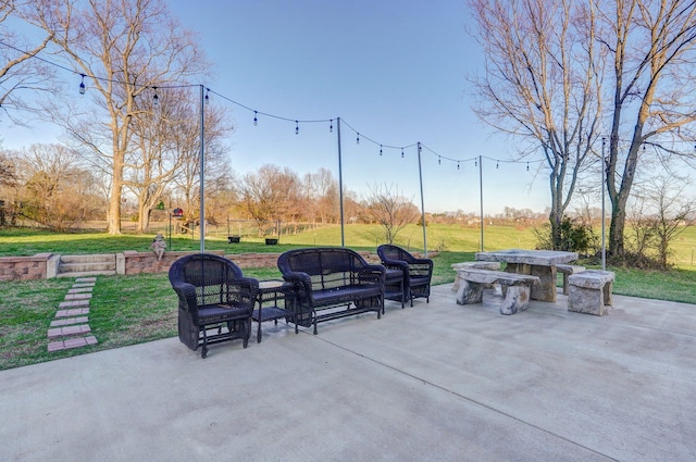 231 Cedar Stone, Ozark, MO 65721 - view of patio with an outdoor hangout area