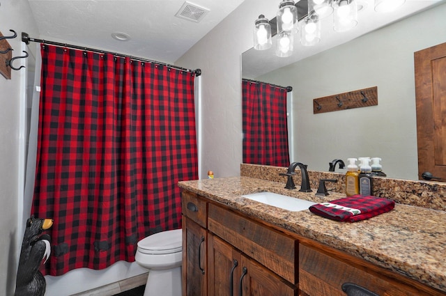 231 Cedar Stone, Ozark, MO 65721 - bathroom featuring visible vents, vanity, and toilet