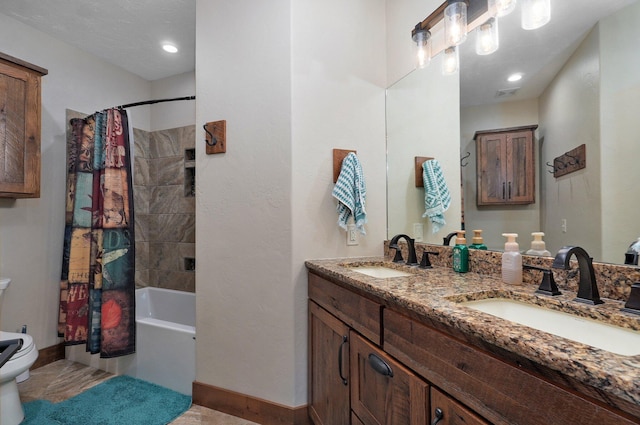 231 Cedar Stone, Ozark, MO 65721 - full bathroom featuring baseboards, a sink, and toilet