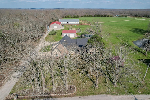 19800 Providence Dr, Lebanon, MO 65536 - birds eye view of property with a rural view