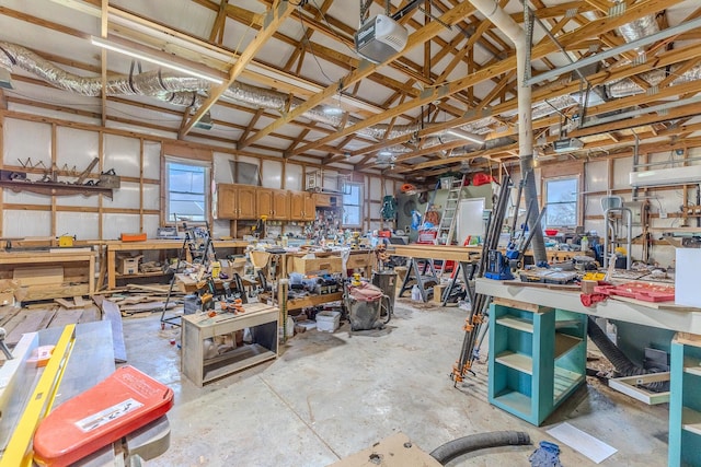 19800 Providence Dr, Lebanon, MO 65536 - misc room with concrete floors and a workshop area