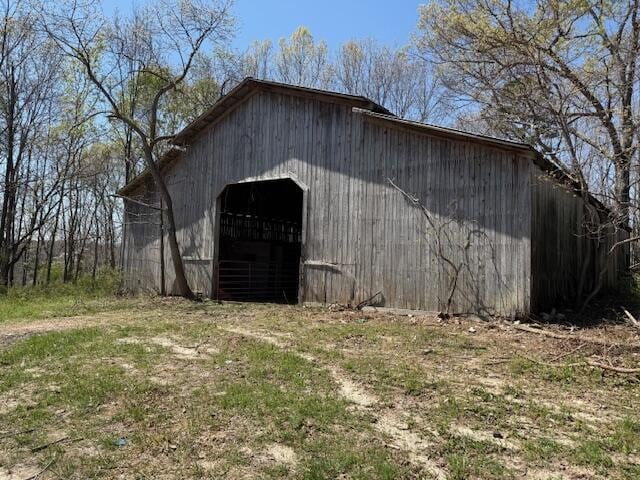view of barn