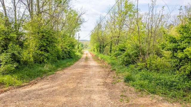 view of road