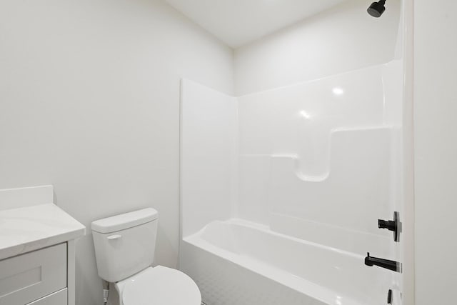5913 S Clay Ave, Springfield, MO 65810 - full bath featuring toilet, shower / bathtub combination, and vanity