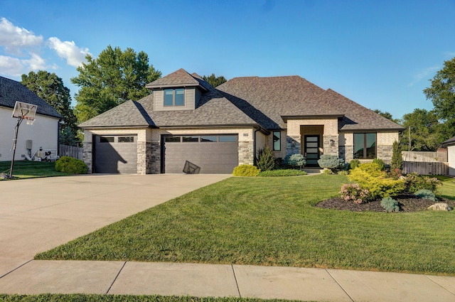 4748 Forest Trails Dr, Springfield, MO 65809 - view of front facade featuring an attached garage, concrete driveway, brick siding, and a shingled roof