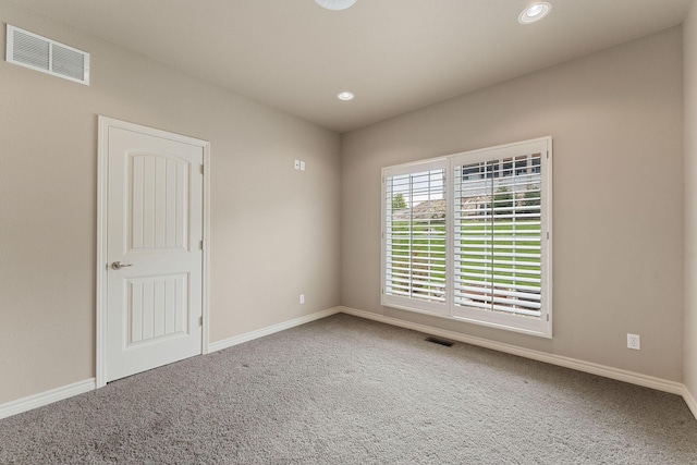 46 Wild Rose Ln, Lampe, MO 65681 - carpeted empty room featuring baseboards, visible vents, and recessed lighting