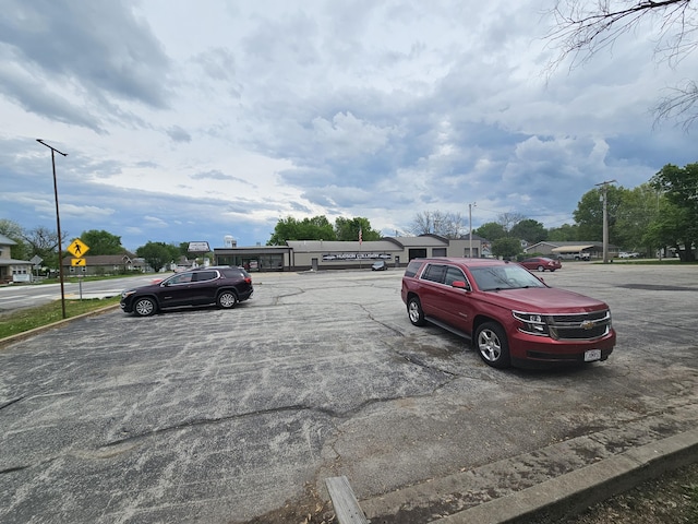 view of uncovered parking lot