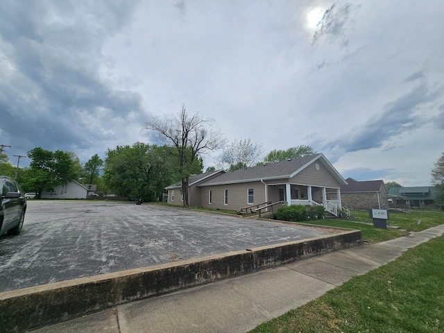 view of property exterior