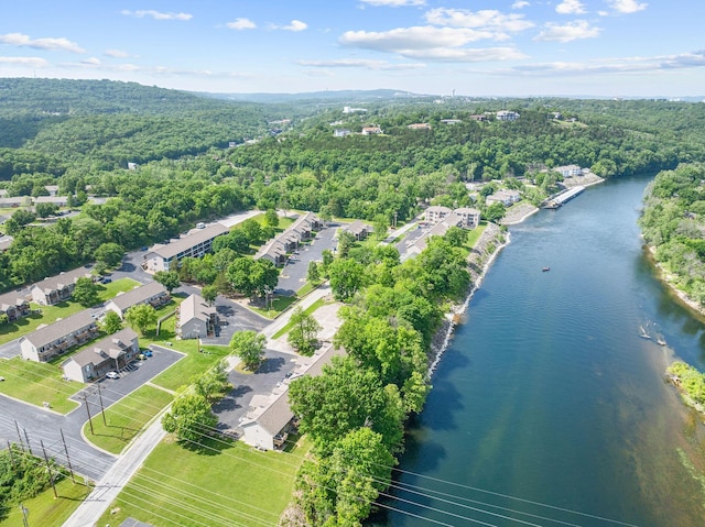 520 Abby Ln Unit 8, Branson, MO 65616 - bird's eye view of a heavily wooded area and a nearby body of water