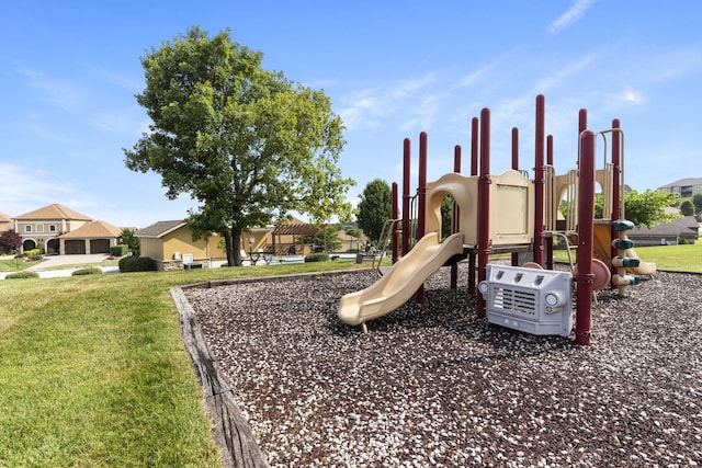 140 S Tuscany Dr Unit C, Hollister, MO 65672 - community jungle gym featuring a lawn and a residential view