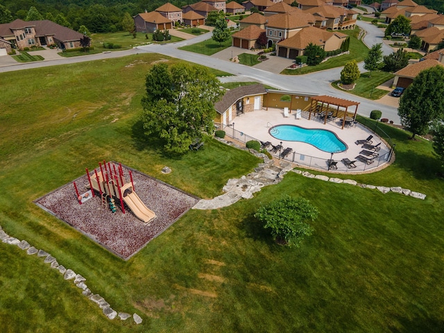140 S Tuscany Dr Unit C, Hollister, MO 65672 - birds eye view of property with a residential view