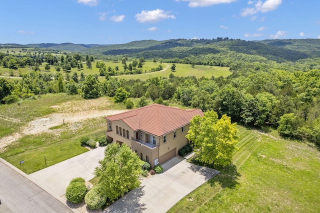 140 S Tuscany Dr Unit C, Hollister, MO 65672 - birds eye view of property with a mountain view