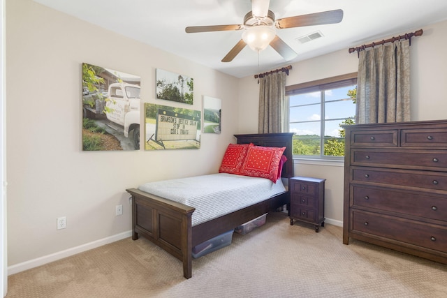 140 S Tuscany Dr Unit C, Hollister, MO 65672 - bedroom with visible vents, light colored carpet, and baseboards