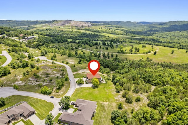 140 S Tuscany Dr Unit C, Hollister, MO 65672 - bird's eye view featuring a forest view
