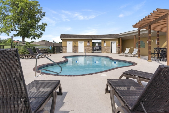 140 S Tuscany Dr Unit C, Hollister, MO 65672 - community pool with a patio and fence