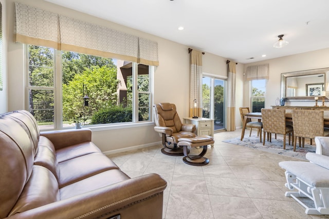 140 S Tuscany Dr Unit C, Hollister, MO 65672 - living room with recessed lighting and baseboards