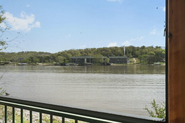 property view of water