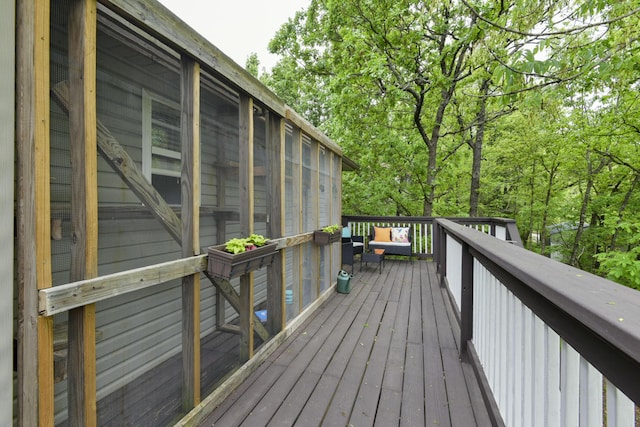 301 Oakview Dr, Ridgedale, MO 65739 - wooden deck featuring an outdoor living space