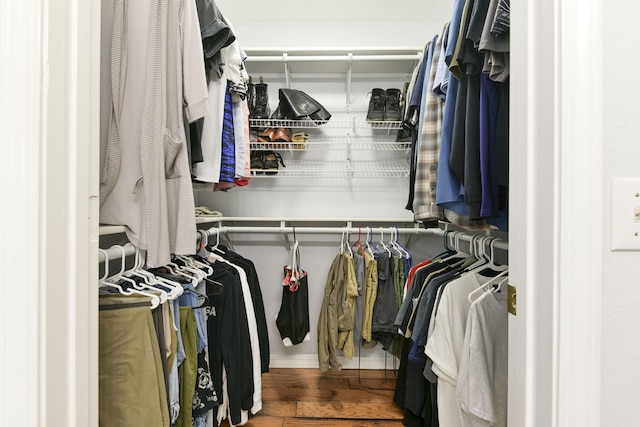 301 Oakview Dr, Ridgedale, MO 65739 - walk in closet with wood finished floors