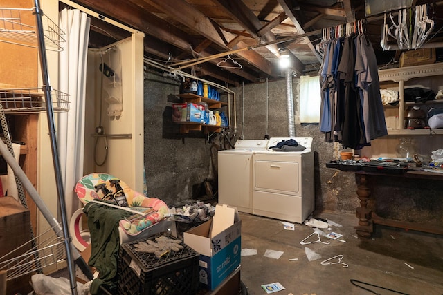 937 S Fremont Ave, Springfield, MO 65804 - basement featuring separate washer and dryer