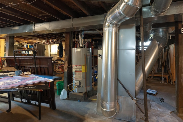 937 S Fremont Ave, Springfield, MO 65804 - unfinished basement with water heater