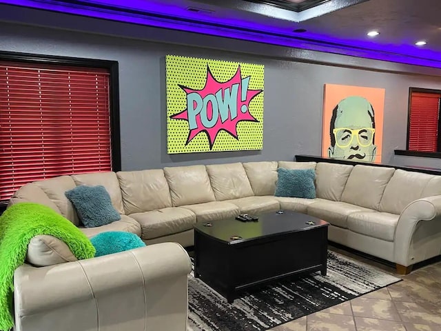 48 King Cir, Branson, MO 65616 - living area featuring recessed lighting