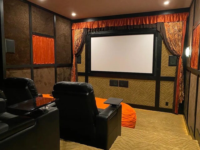 48 King Cir, Branson, MO 65616 - carpeted cinema room with recessed lighting