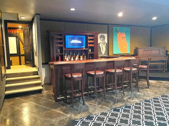 48 King Cir, Branson, MO 65616 - bar featuring recessed lighting and a bar