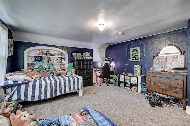 110 N Connor Ave, Joplin, MO 64801 - bedroom with carpet and a textured ceiling