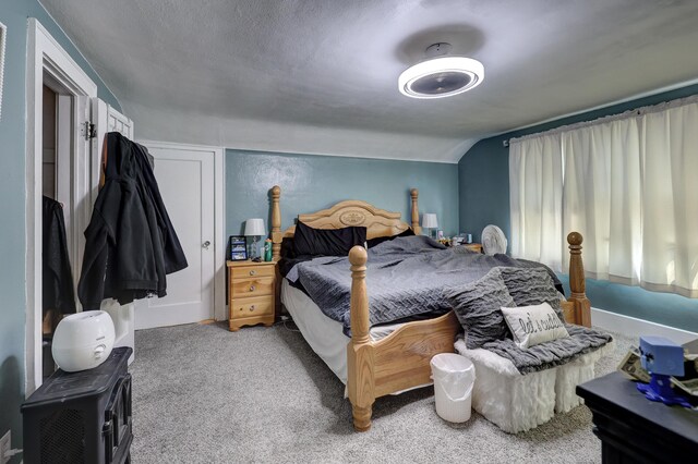 110 N Connor Ave, Joplin, MO 64801 - bedroom with carpet and vaulted ceiling