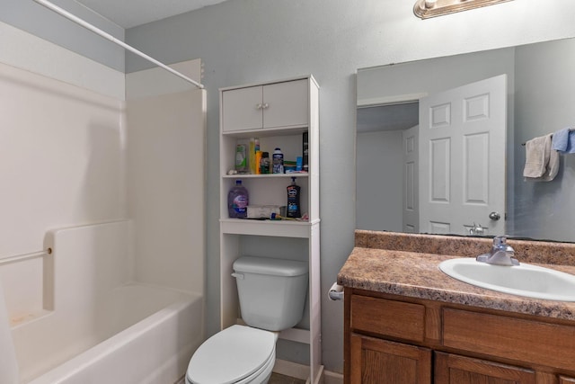 317 Hickory St, Merriam Woods, MO 65740 - bathroom with shower / tub combination, vanity, and toilet