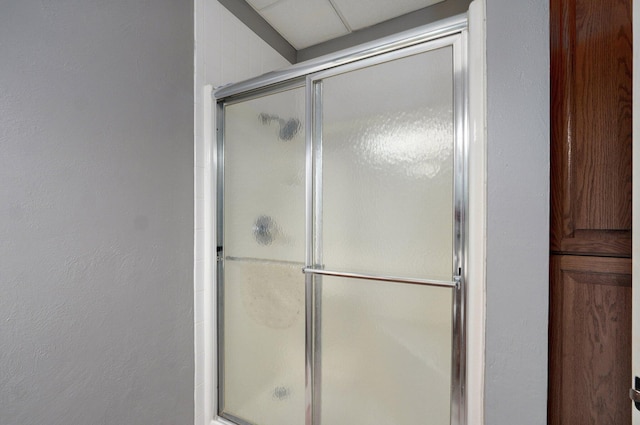 full bath featuring a shower stall