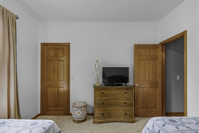 bedroom featuring carpet flooring