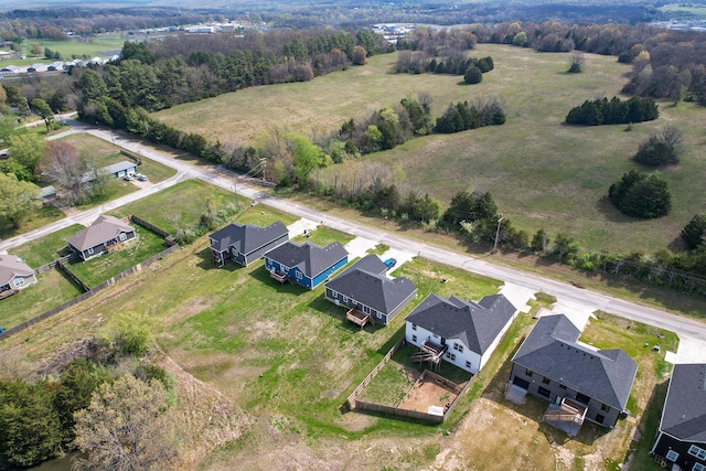 aerial view featuring a residential view