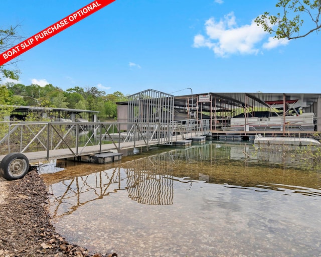 exterior space featuring a water view