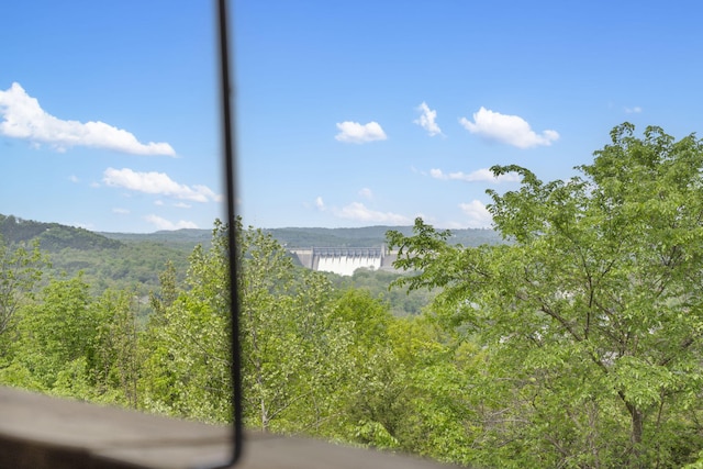 property view of mountains featuring a water view