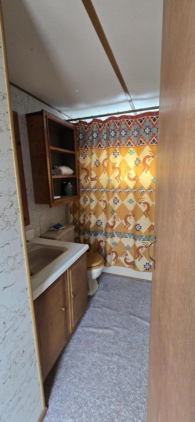 25965 Willow Rd, Hermitage, MO 65668 - bar area with a sink, carpet, and wallpapered walls