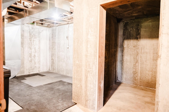 406 S Cedarbrook Dr, Monett, MO 65708 - bathroom with unfinished concrete flooring