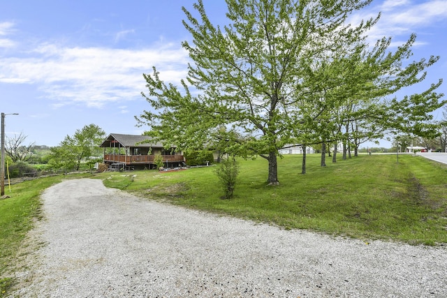 view of street featuring driveway