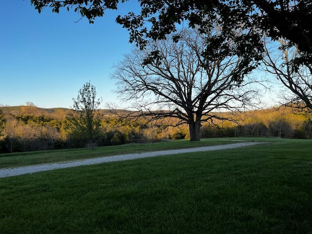 exterior space with a rural view