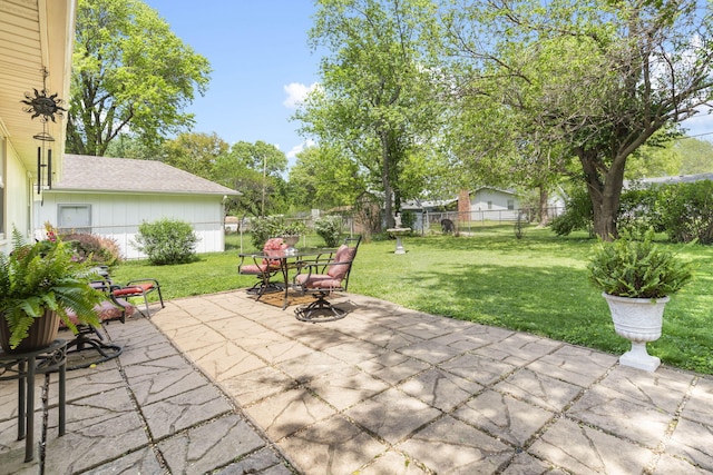 3660 S Ferguson Ave, Springfield, MO 65807 - view of patio / terrace with a fenced backyard
