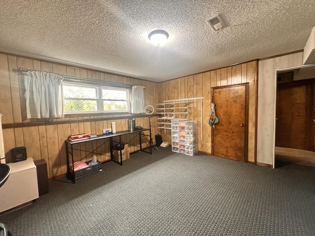 interior space featuring visible vents